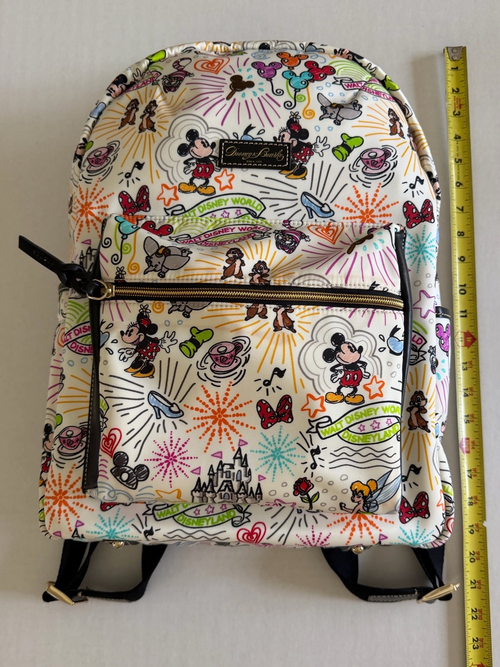 Dooney & Bourke Disney Sketch Print Backpack - Picture 2 of 11